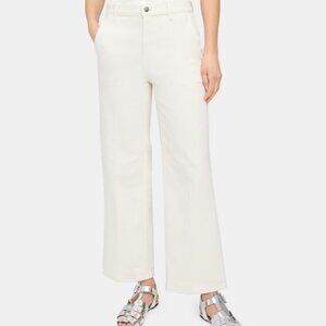 Theory Wide Leg Jean in Dyed Denim Size 26, Ecru color, NWT